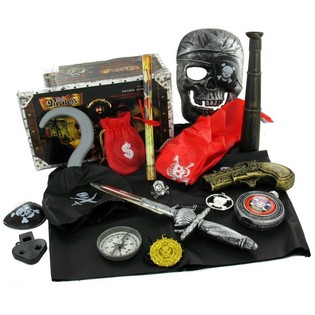 Caja de Piratas de 14 Piezas (Set de Juguete)