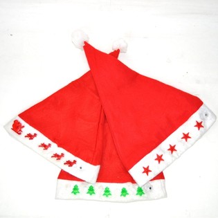 Gorros de Navidad Luminosos con LED - 3 Diseños (Pack de 12)