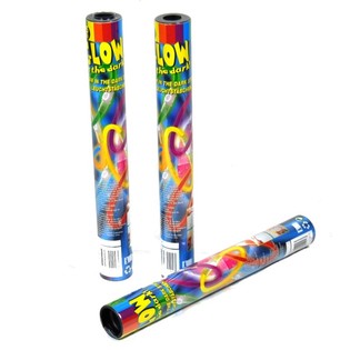 15 Pulseras Luminosas / Barritas Flúor en Tubo (6 uds.)