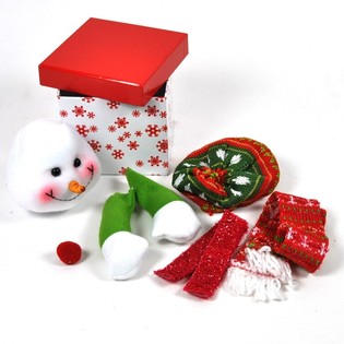 CREA TU PROPIA CAJA DE NAVIDAD - MODELO: MUÑECO DE NIEVE