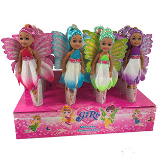 Muñeca con Alas en Expositor (12 uds.) - Venta al por mayor