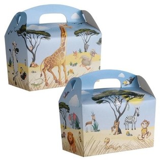 CAJA MENÚ - ANIMALES DE LA SELVA (50 uds.)