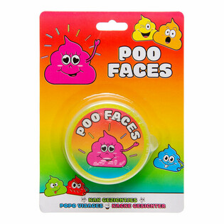Slime Blandiblú de Caca Smiley en Tarjeta (12 Uds.)