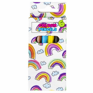 Set de 6 Lápices de Colores - Arcoíris (24 uds.)